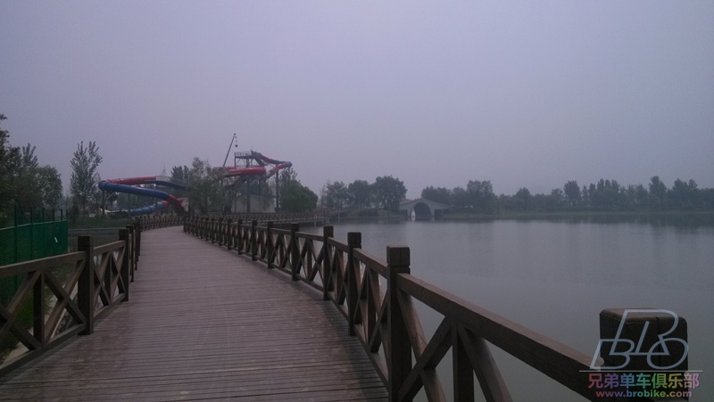 澄波湖的木板桥